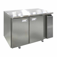 Стол холодильный GN островной СХСм-700-2 Finist  -2...+8°С   2 двери  нержавеющая сталь