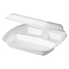 Ланч-бокс LBE-3 по 100 шт белый 247х207 мм H61мм