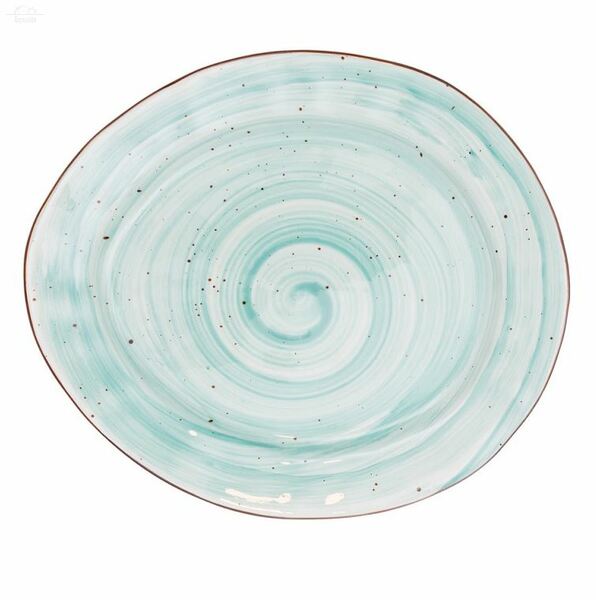 Тарелка мелкая 27 см Ocean Fusion P.L. Proff Cuisine фарфор голубой Тарелка мелкая 27 см Ocean Fusion P.L. Proff Cuisine фарфор голубой