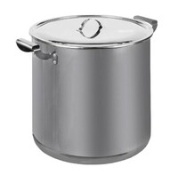 Кастрюля 50 л D39,6 см нерж.сталь с крышкой Эконом без ТРС Амет