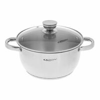 Кастрюля 3 л D20 см нерж.сталь со стеклянной крышкой Антея Катунь