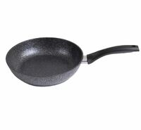 Сковорода 26 см H6,5 см  литой алюминий антипригарное покрытие темный мрамор  Kukmara