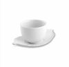 Чашка 70 мл с блюдцем белый KYOTO  White