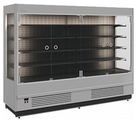 Горка холодильная Carboma FC 20-08 VM 2,5-1 Light 9006-9005 (фронт X0, распашные двери)