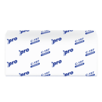 Полотенца листовые 2 слоя V сложение 200 листов/уп Система Н3 белый PROtissue Полотенца листовые 2 слоя V сложение 200 листов/уп Система Н3 белый PROtissue