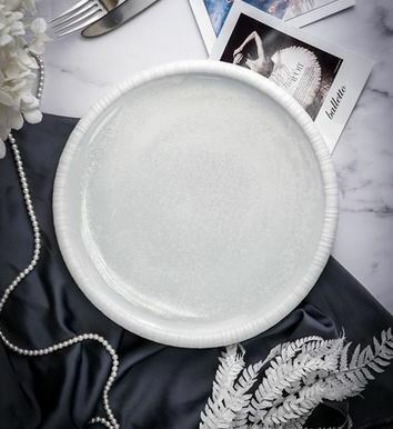 Тарелка мелкая 27 см без рима Boletus, CASA DI FORTUNA фарфор, белый Тарелка мелкая 27 см без рима Boletus, CASA DI FORTUNA фарфор, белый