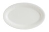 Блюдо овальное 20х16 см Марлена Bonna фарфор,белый 76991  ГАРАНТИЯ