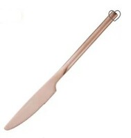 Нож столовый Саппоро розовое золото, матов.нерж.сталь 18/0  L220 мм