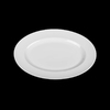 Блюдо овальное 28,5х22,5 см  Corone KL фарфор белый