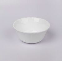 Салатник 270 мл D12 TIDAL ROUND-T- WHITE PARSOPAL, стекло опаловое,белый