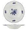 Тарелка глубокая 23 см 350 мл Blue Flower P.L. фарфор белый, голубые цветы