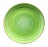 Тарелка мелкая 21 см без полей Терапи Bonna фарфор зеленый