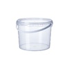 Ведро с крышкой 2,2 л D154 мм H149 мм Полимир НН PP прозрачный