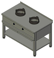 Плита газовая Вулкан KSW 02 8785 WOK