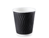 Стакан бумажный 300 мл D90 мм  Impresso Black дизайн двухслойный 