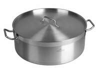 Кастрюля 27 л D45, Н17 см нерж.сталь с крышкой Luxstahl