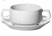 Бульонная чашка 400 мл KunstWerk фарфор белый Бульонная чашка 400 мл KunstWerk фарфор белый
