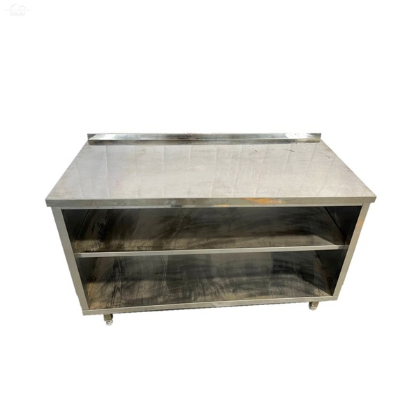 Стол тумба с бортом УСТОБ-15070 без эксплуатации УЦЕНКА окрытый, без дверей Полка нерж.сталь Стол тумба с бортом УСТОБ-15070 без эксплуатации УЦЕНКА окрытый, без дверей Полка нерж.сталь