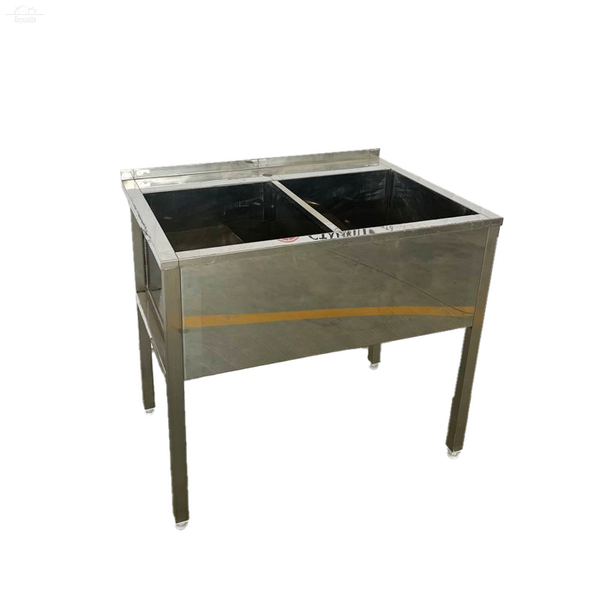 Ванна моечная 2 секц с бортом УВМПБ-2-10070-П4 без эксплуатации УЦЕНКА каркас профиль нерж 40х40 Ванна моечная 2 секц с бортом УВМПБ-2-10070-П4 без эксплуатации УЦЕНКА каркас профиль нерж 40х40