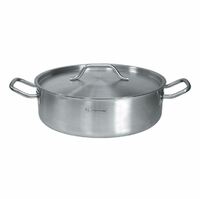 Кастрюля 16 л D40, H13 см нерж.сталь с крышкой  P.L. Proff Cuisine