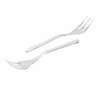 Вилка пластиковая МИНИ 100 мм   прозрачный PS