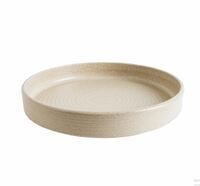 Тарелка глубокая 23 см 865 мл с бортом Мираж Bonna фарфор песочный Тарелка глубокая 23 см 865 мл с бортом Мираж Bonna фарфор песочный