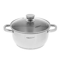 Кастрюля 2 л D18, H10 cм нерж.сталь с крышкой Антея Катунь