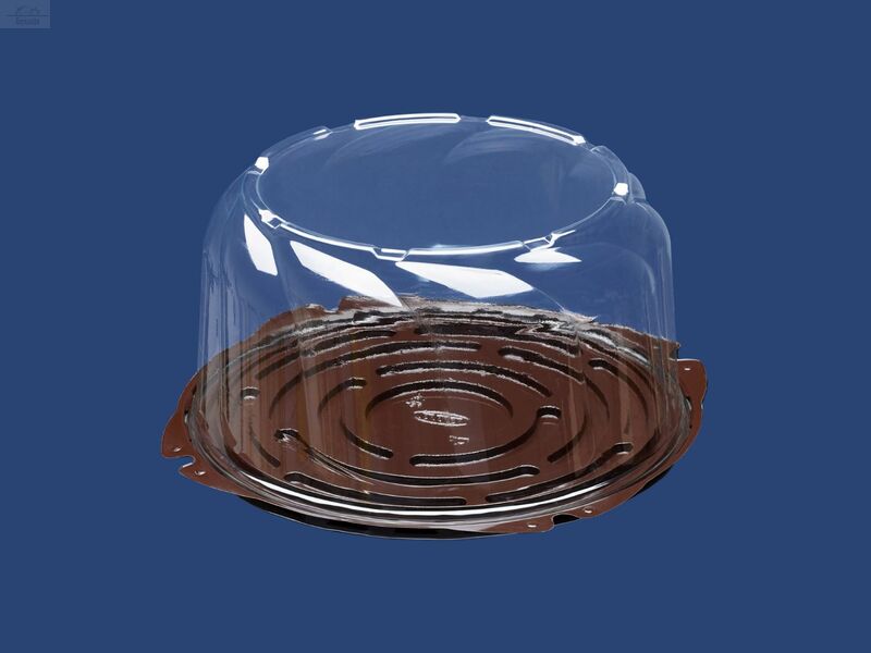 Упаковка для торта (крышка) 7612 прозрачный 242х123 ППП Упаковка для торта (крышка) 7612 прозрачный 242х123 ППП