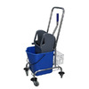 Ведро уборочное на колесах с отжимом 029AL KSITEX    Раскладной