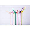 Трубочки для коктейля с гофрой 26 см х 6 мм флюор 80 шт/уп разноцветный PP (НЕ ПРОИЗВОДЯТ)