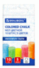 Мел цветной круглый 10 штук, 5 цветов, BRAUBERG АНТИПЫЛЬ