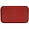 Поднос столовый 53х33 см темно-красный   MG
