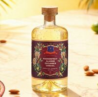 Напиток безалкогольный КОРДИАЛ-МАРАКУЙЯ-МИНДАЛЬ-ОГУРЕЦ, Tinctura Anima 700 мл