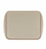 Поднос столовый 42х30 см бежевый полистирол Рестола 1168