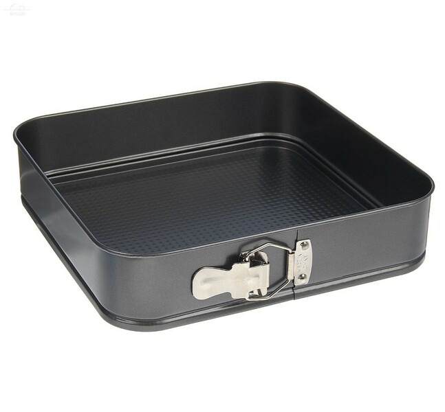 Форма для выпечки 28х28 см Н7 cм разъемная антипригарное покрытие Доляна Форма для выпечки 28х28 см Н7 cм разъемная антипригарное покрытие Доляна