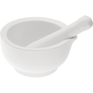 Мадлер со ступкой фарфоровый белый Kunstwerk Мадлер со ступкой фарфоровый белый Kunstwerk