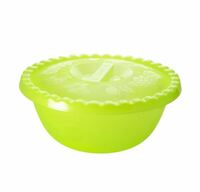 Таз-миска 6 л пластик для пищевых продуктов с крышкой  Фазенда  Plastic centre