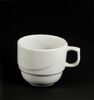 Чашка кофейная 90 мл  Принц Башкирский фарфор  белый