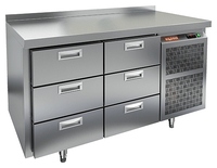 Стол морозильный HICOLD SN 33/BT с бортом