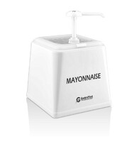 Дозатор для соусов 2,5 л белый GASTROPLAST