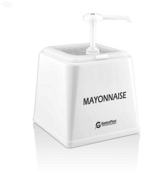Дозатор для соусов 2,5 л белый GASTROPLAST Дозатор для соусов 2,5 л белый GASTROPLAST