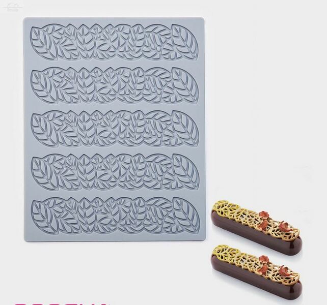 Молд силиконовый для выкладки блюд «Листья» 16×13×0.3 см Доляна Молд силиконовый для выкладки блюд «Листья» 16×13×0.3 см Доляна