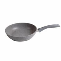 Сковорода 24 см литой алюминий антипригарное покрытие светлый мрамор  Kukmara