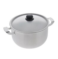 Кастрюля 4 л D22 см нерж.сталь с крышкой Эконом  без ТРС Амет