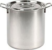 Кастрюля 50 л D40, H40 см нерж.сталь с крышкой Luxstahl