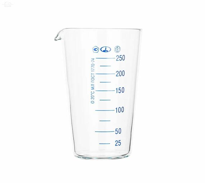 Мензурка 250 мл ТС ГОСТ-1770-74 MMD 02040294 Мензурка 250 мл ТС ГОСТ-1770-74 MMD 02040294