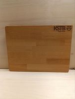 Доска разделочная 400х300х20 мм  с логотипом "KSTB" бук