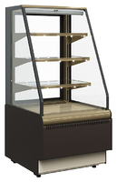 Витрина кондитерская Carboma KC70 VM 0,9-2 Standard открытая (0102-0109, шоколад / золото)