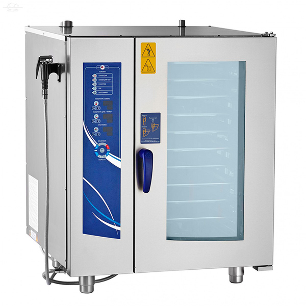 Пароконвектомат инжекторный ПКА 10-1/1ВМ2(нерж) Абат 10 GN 1/1 ВМ2 электронная без автомойки Пароконвектомат инжекторный ПКА 10-1/1ВМ2(нерж) Абат 10 GN 1/1 ВМ2 электронная без автомойки