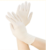 Перчатки смотровые медицинские размер S неопудренные / нестерильные 50 пар/уп  белый латекс